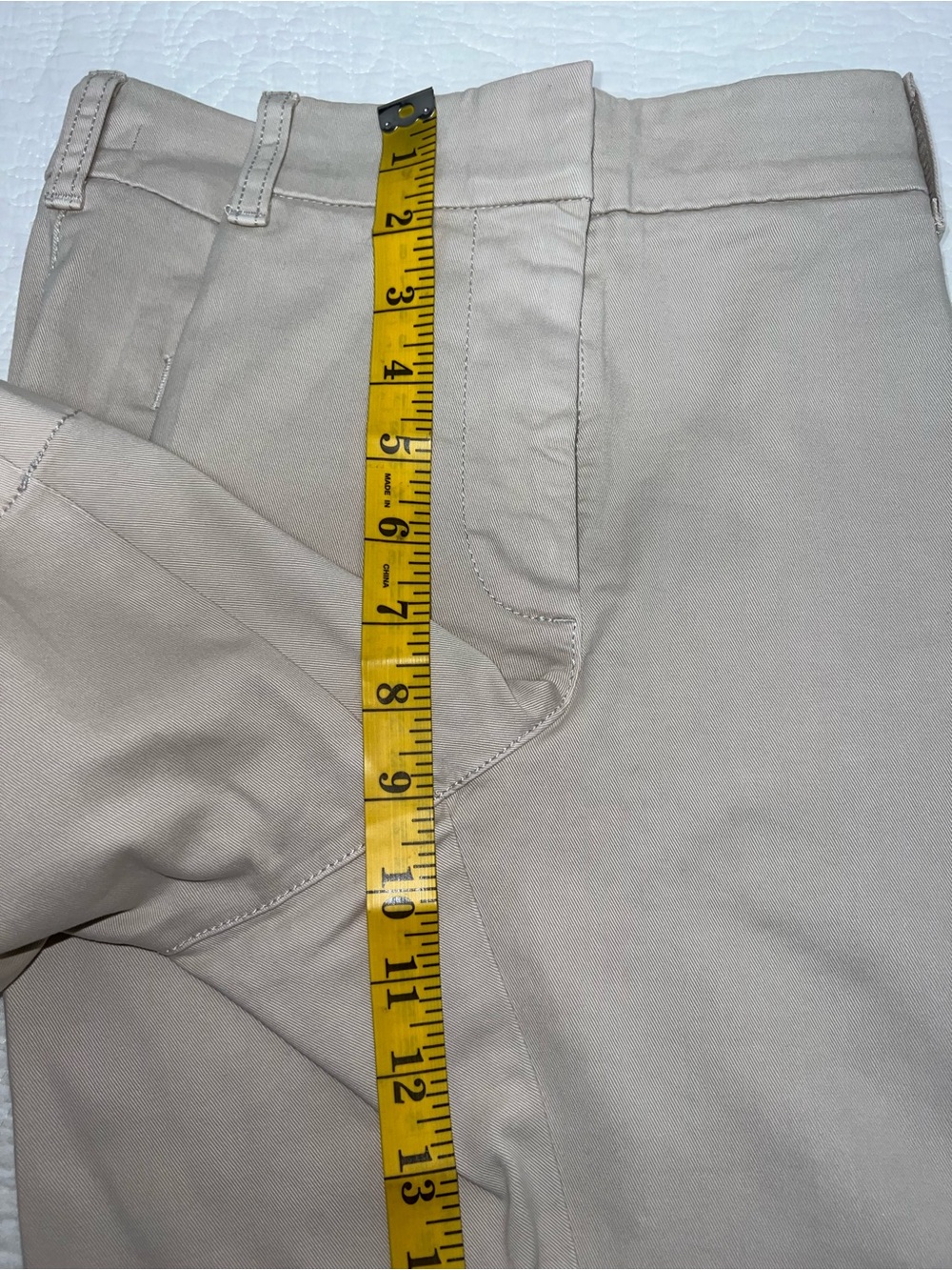 J.Crew Khaki Chino Shorts Stretch Cotton Size 8 NWT - Picture 7 of 16